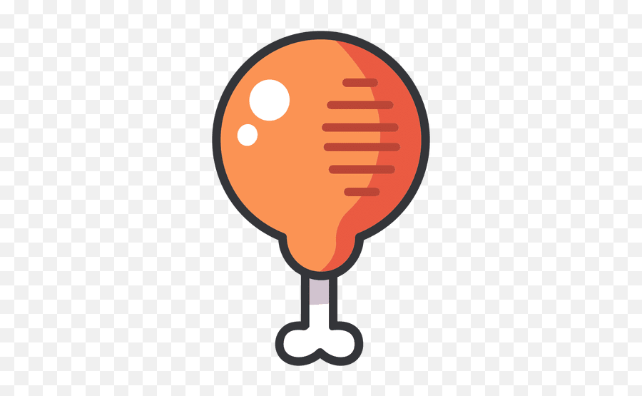 Chicken Leg Icon - Pierna De Pollo Dibujo Png Emoji,Chicken Leg Png