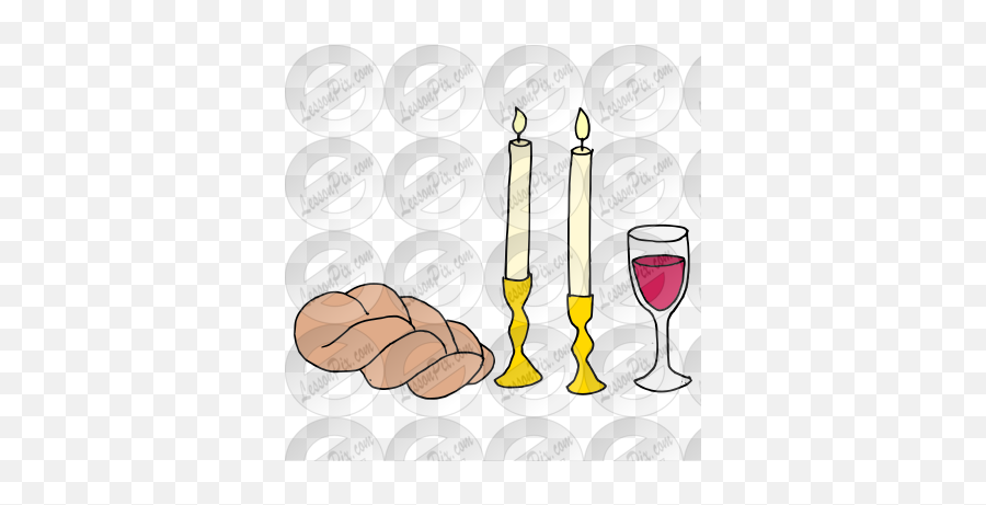 Shabbat Picture For Classroom Therapy - Champagne Glass Emoji,Challah Clipart