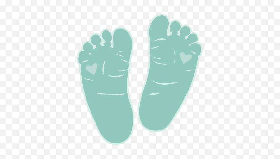 Deluxe Baby Feet Clipart Baby Feet Clip Art Clipart - Baby Free Svg File Baby Footprints Svg Emoji,Feet Clipart