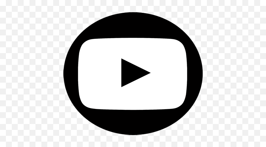Download Hd Logo Youtube Negro Png - Youtube Logo Negro Hd Emoji,Logo De Youtube