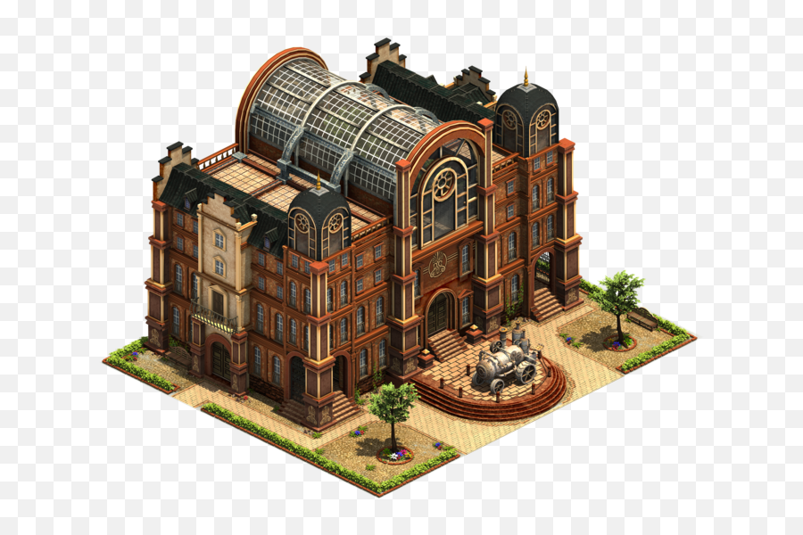 Industrial Age Forge Of Empires Wiki Fandom - Forge Of Empires Era Industrial Emoji,City Buildings Png