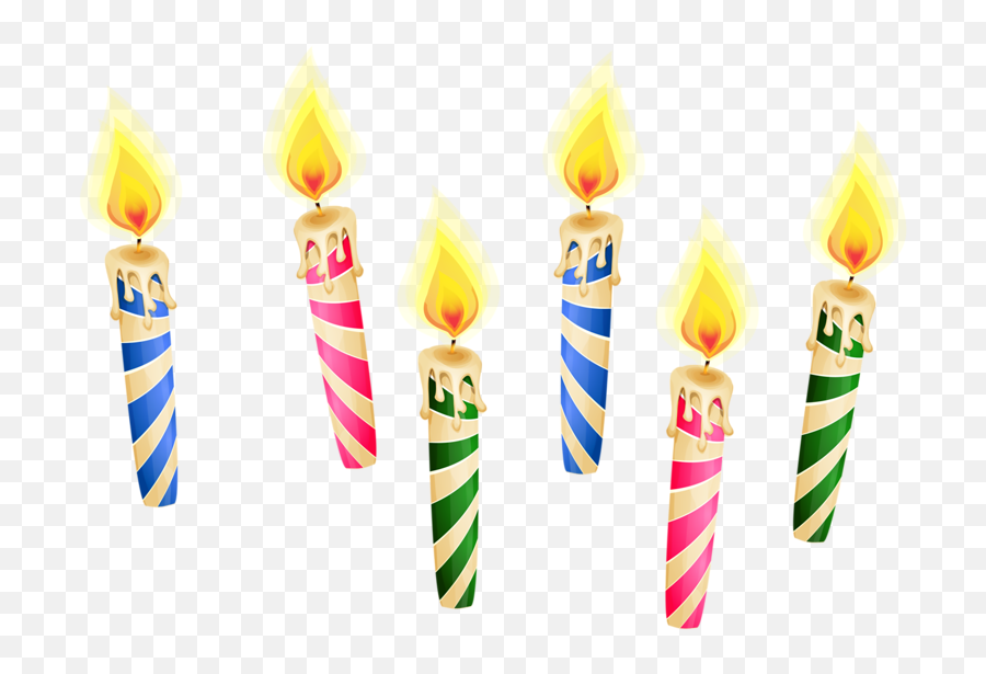 Birthday Candles - Happy Birthday Transparent Png Image Birthday Candle Png Emoji,Birthday Candle Clipart