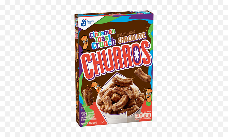 Cinnamon Toast Crunch Chocolate Churro Cereal Hits Shelves Emoji,Churro Png