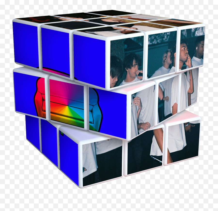 Download U0027iridescenceu0027 Rubiks Cube - Brockhampton Rubiku0027s Emoji,Rubik's Cube Png