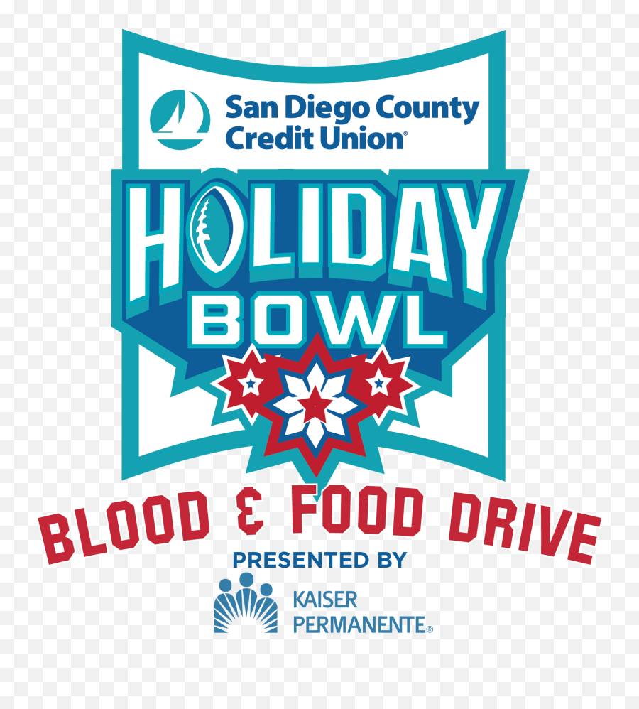 2nd Annual Sdccu Holiday Bowl Blood And Food Drive Kicks Off Emoji,Food Drive Png
