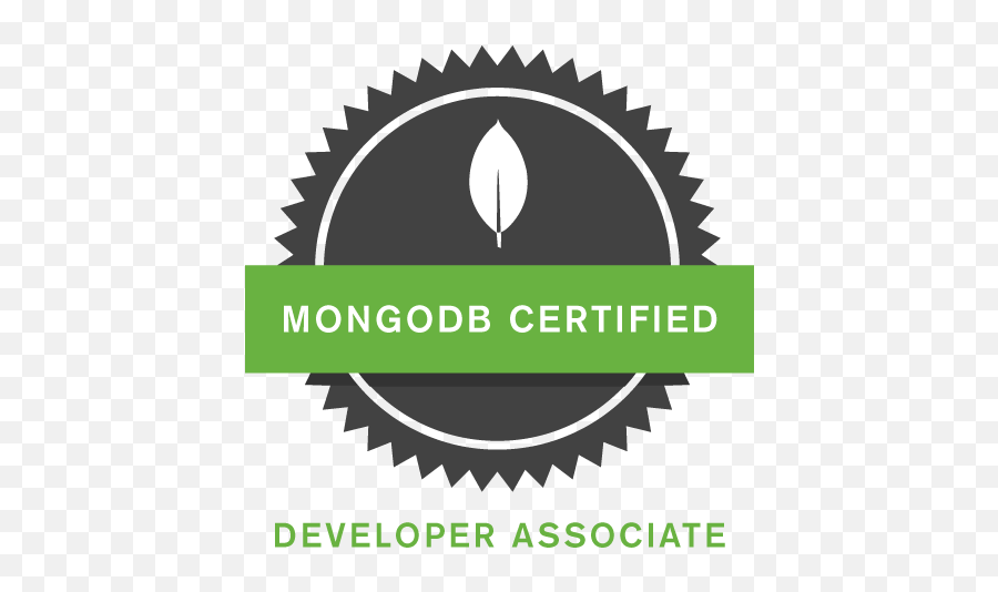 Download Mongodb Certified Developer Associate Level - Rust Emoji,Mongo Db Logo