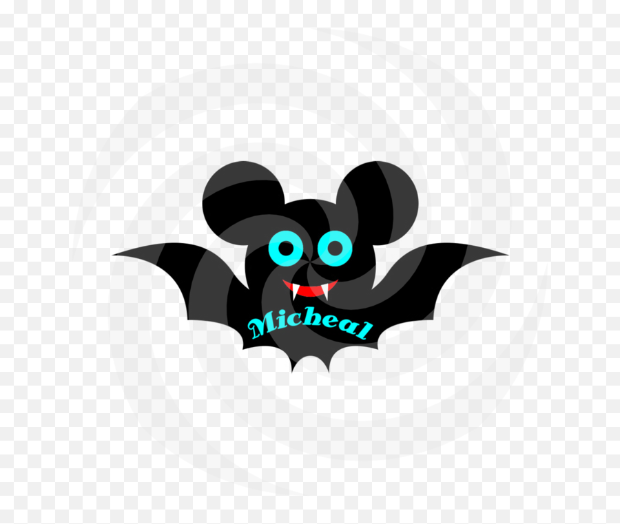Mouse Halloween Micheal - Automotive Decal Emoji,Bat Clipart