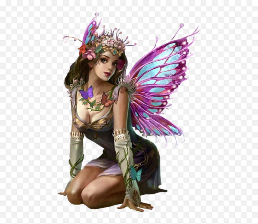 Butterfly Fairy Cabochon Tibetan Silver - Fairy Garden Logo Png Emoji,Fairy Png