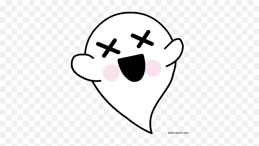 Free Halloween Clip Art - Dot Emoji,Ghost Transparent Background