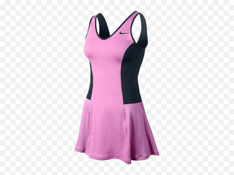 Free Download Nike Pink And Black Tennis Dress Png Images - Vestidos De Tenis Padel Emoji,Nike Logo Wallpaper