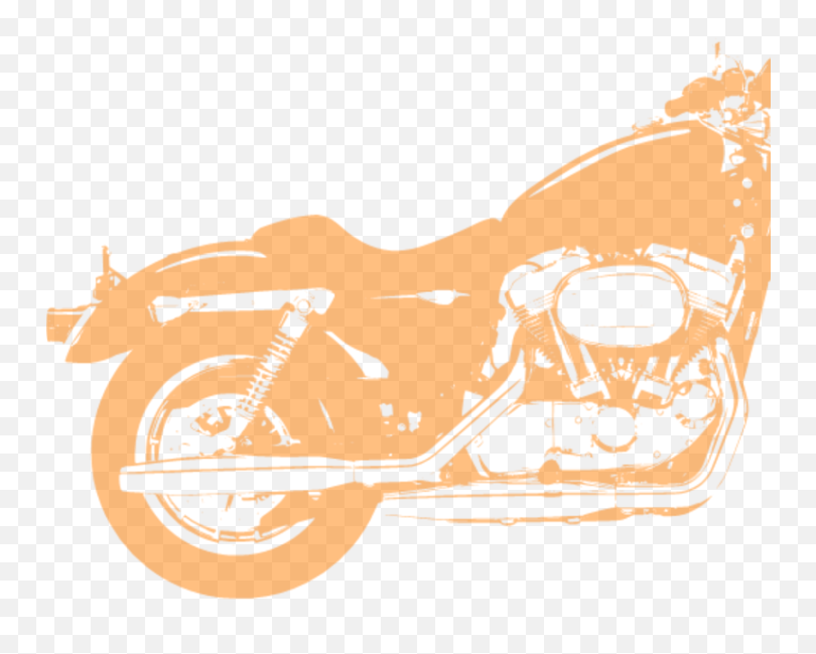 Orange Motor Cycle Harley Davidson Svg Vector Orange Motor - Harley Davidson Sportster Icon Emoji,Harley Davidson Clipart