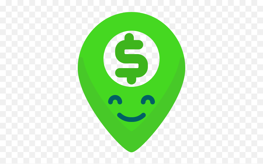 Location Dollar Emoji Emoticon Map - Emoji Dinheiro Png,Money Emoji Png