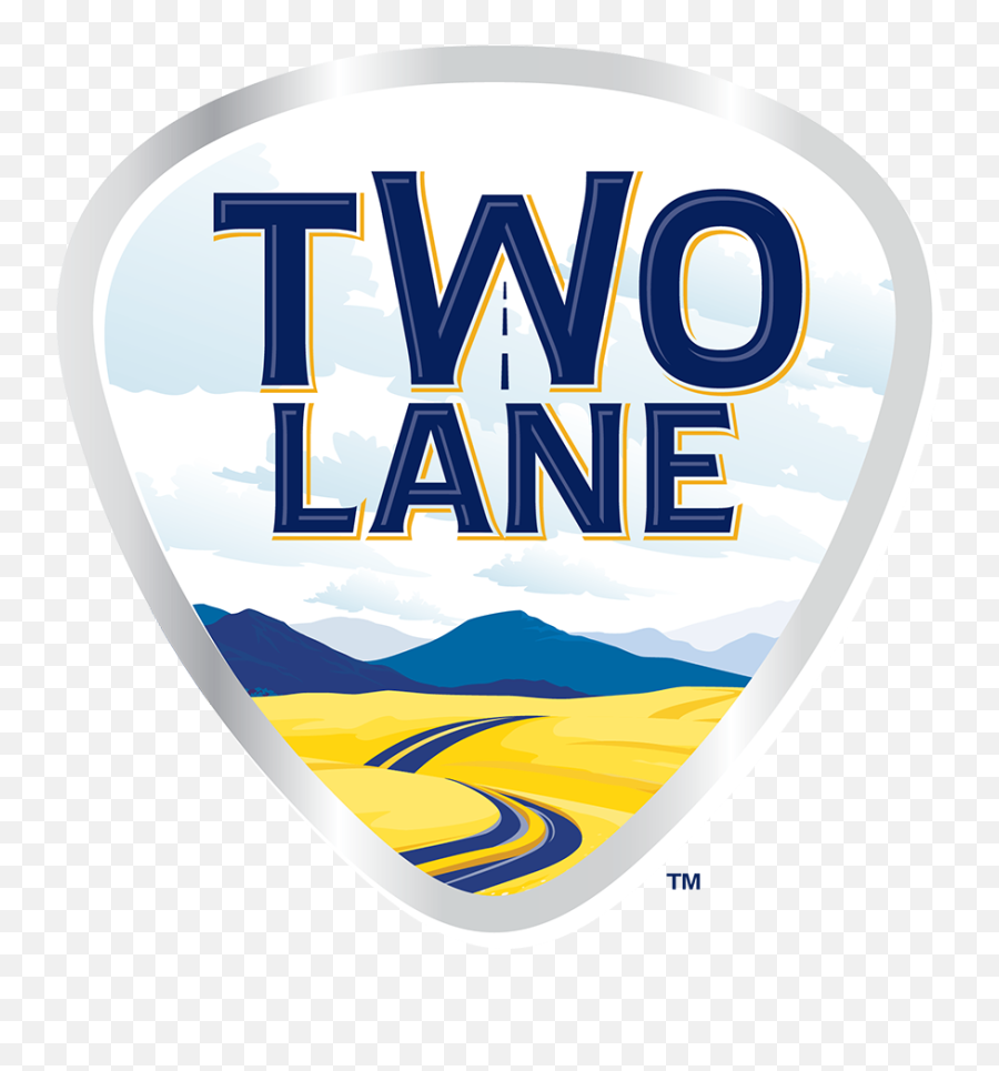 Drink Two Lane American Golden Lager - Language Emoji,Beer Logo