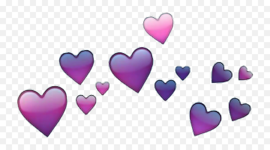 Cute Emoji Wallpaper Overlays Picsart - Heart Emoji Png,Love Emoji Png