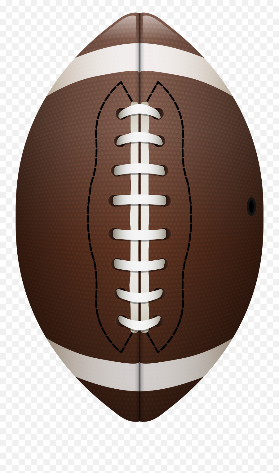 Library Of High Resolution Image Of Football Vector Png - American Football Ball Front Emoji,Soccer Ball Clipart Png