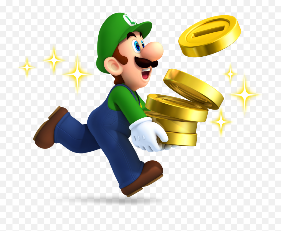 Coins - New Super Mario Brothers 2 Nintendo 3ds Png Luigi Png Emoji,3ds Png