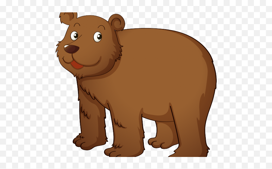 Brown Bear Clipart Big Bear - Transparent Brown Bear Clipart Emoji,Bear Clipart