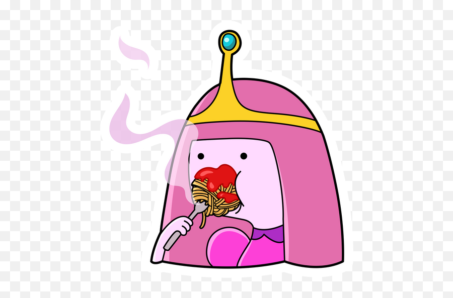 Princess Bubblegum Eating Spaghetti Emoji,Princess Bubblegum Png