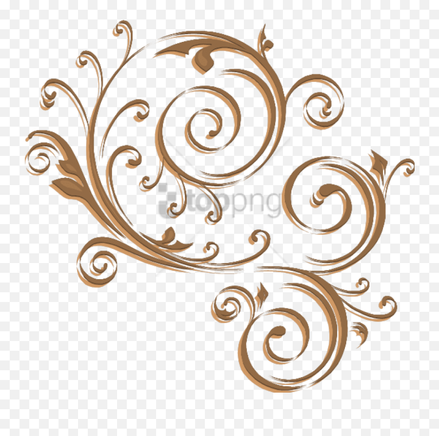 Download Free Png Gold Swirl Design Png Png Images Emoji,Swirl Design Png