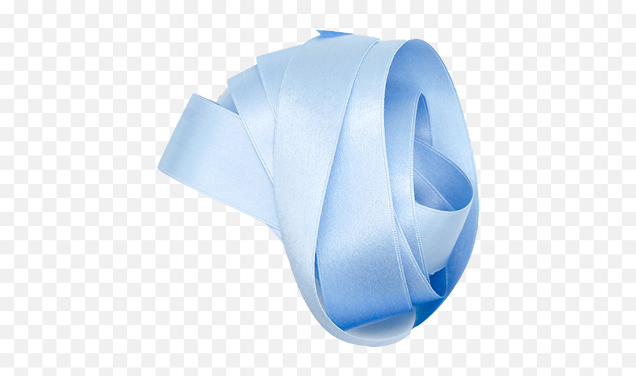 Pale Blue Silk Satin Ribbon Emoji,Lace Ribbon Png