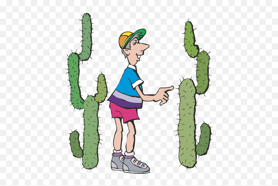 Download Cactus Clipart Touch - Skin Sense Of Touch Clipart Emoji,Cactus Clipart