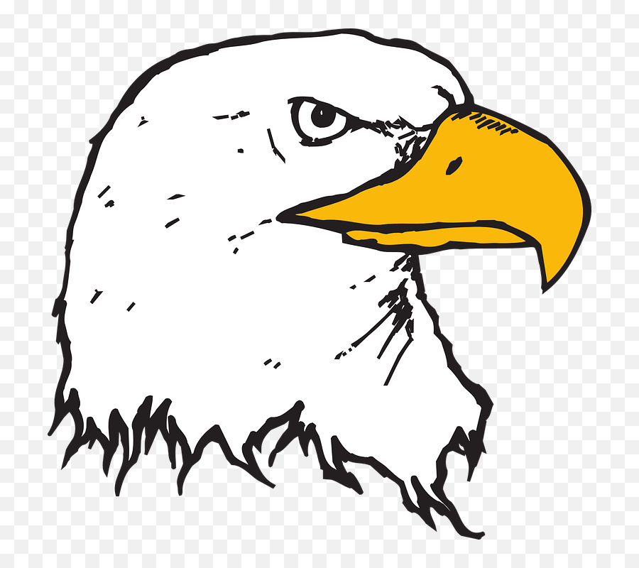 Bald Eagle Head Clipart - Automotive Decal Emoji,Bald Eagle Clipart