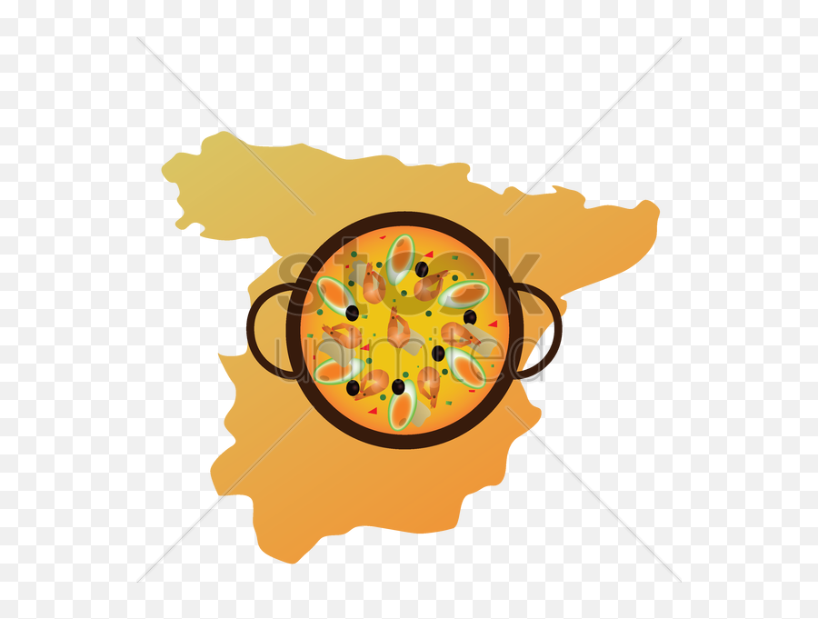 Main Dishes Clipart - Mapa De Paella En Espana Transparent Clip Art Emoji,Dishes Clipart