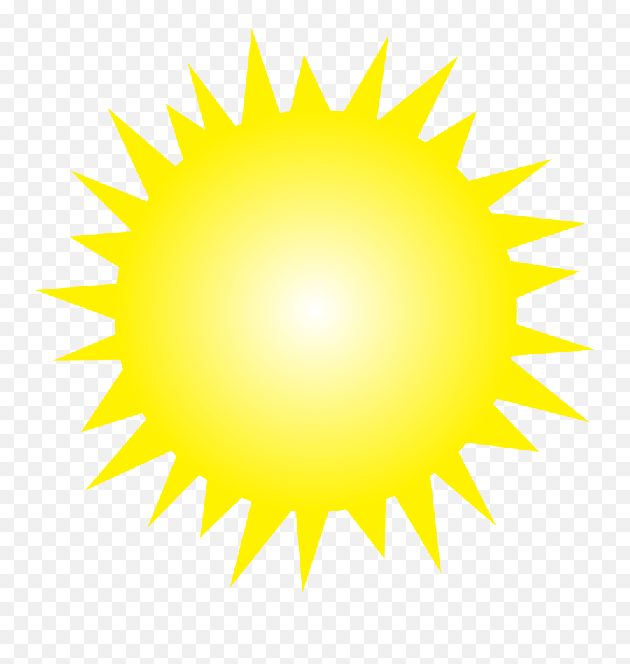 Clipart Sun 1 2 - Horizontal Emoji,Sun Clipart