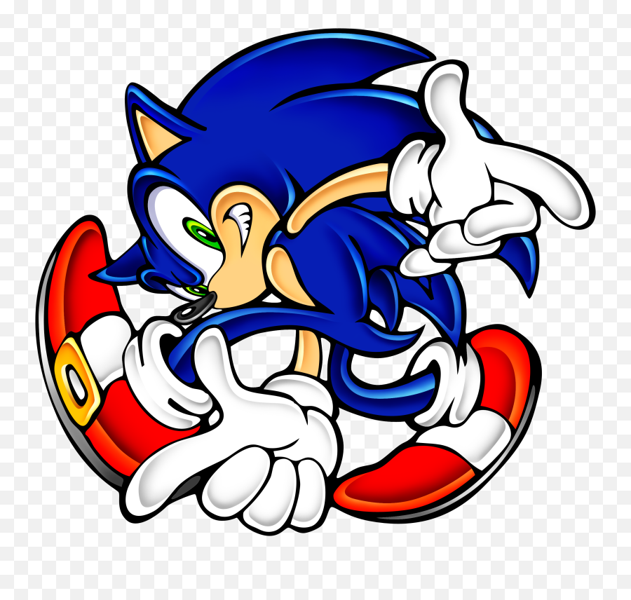 Sonic Spin Psd Official Psds - Sonic Adventure Sonic Emoji,Sonic Transparent