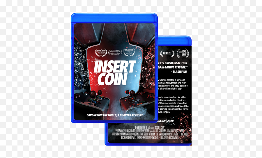 Insert Coin Documentary Blu - Ray Preorder Discount Mortal Midway Insert Coin Emoji,Blu Ray Logo