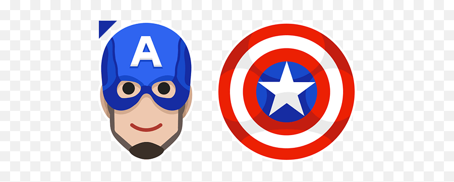 Captain America Shield Cursor - Animado Escudo Capitan America Emoji,Captain America Logo