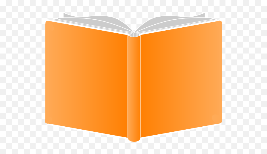 Openbook Orange Covers Round Clip Art - Transparent Open Book Cover Emoji,Open Book Clipart