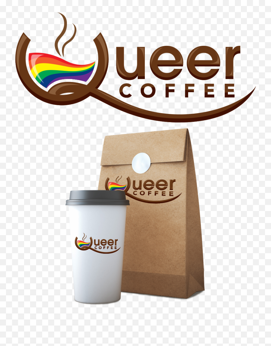 Queer Coffee Logo Design U2014 Sabrina Fread - Logo Design Coffee Street Emoji,Coffee Logo