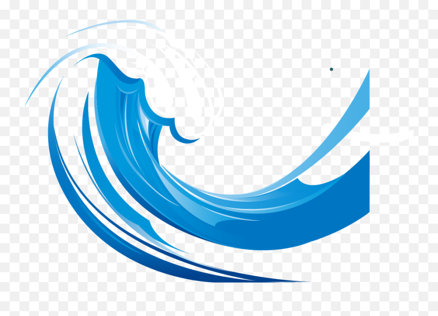 Free Wave Clipart Png Download Free Clip Art Free Clip Art - Wave Drawing Clipart Emoji,Waves Clipart