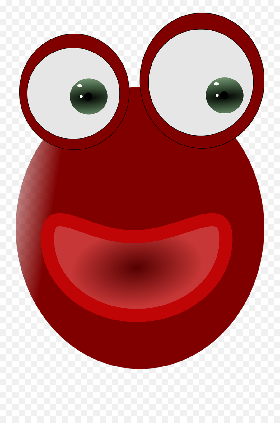 Red Eye Face Happy Smile Frog Png Picpng - Rosto Sapo Vermelho Emoji,Red Eye Png