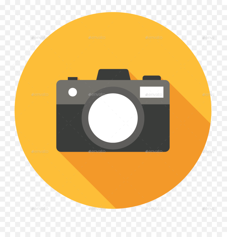 Download Camera Icon Flat - Circle Camera Icon Png Emoji,Camera Icon Png