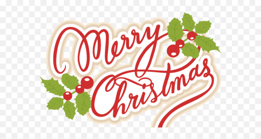 Merry Christmas Text Clipart Svg - Merry Christmas Emoji,Merry Christmas Text Png