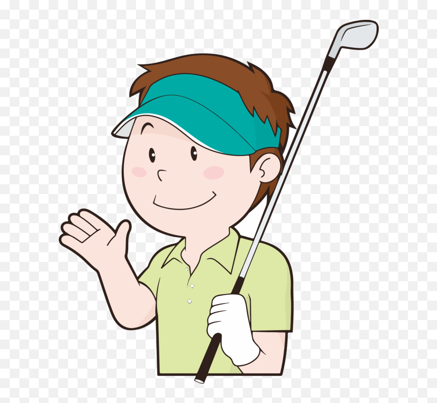 Art Golf Club Child Png Clipart - For Golf Emoji,Golf Clipart