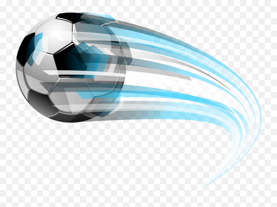 Download Flying Shin Football Guard Vector Sport Clipart Png - Flying Soccer Ball Effect Png Emoji,Sport Clipart