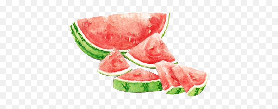 Download Watermelon Transparent Watercolour - Watermelon V Trái Cây Bng Màu Nc Emoji,Watermelon Transparent