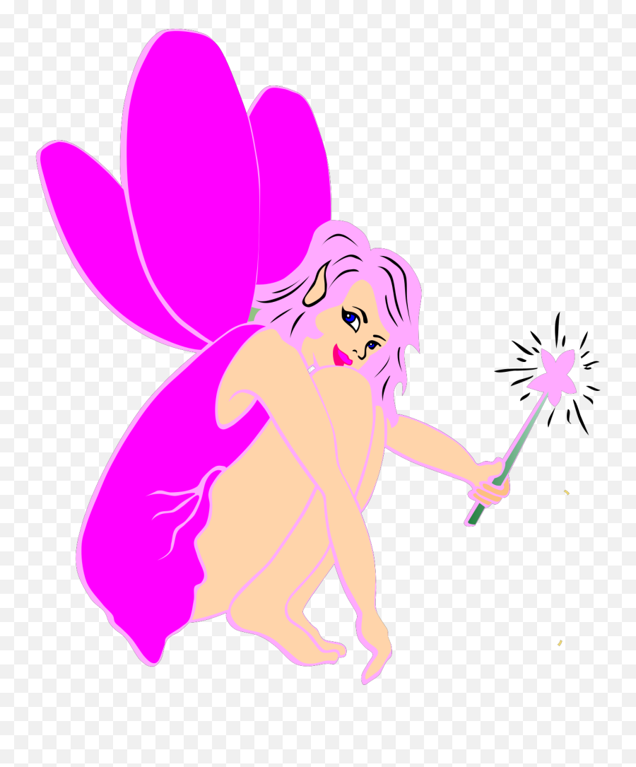 Fairy 4 Svg Vector Fairy 4 Clip Art - Svg Clipart Fairy Emoji,Fairy Wings Clipart