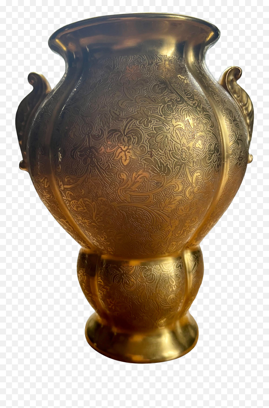 Vintage Mid 20th Century Gold Concord Vase Emoji,Gold Texture Png