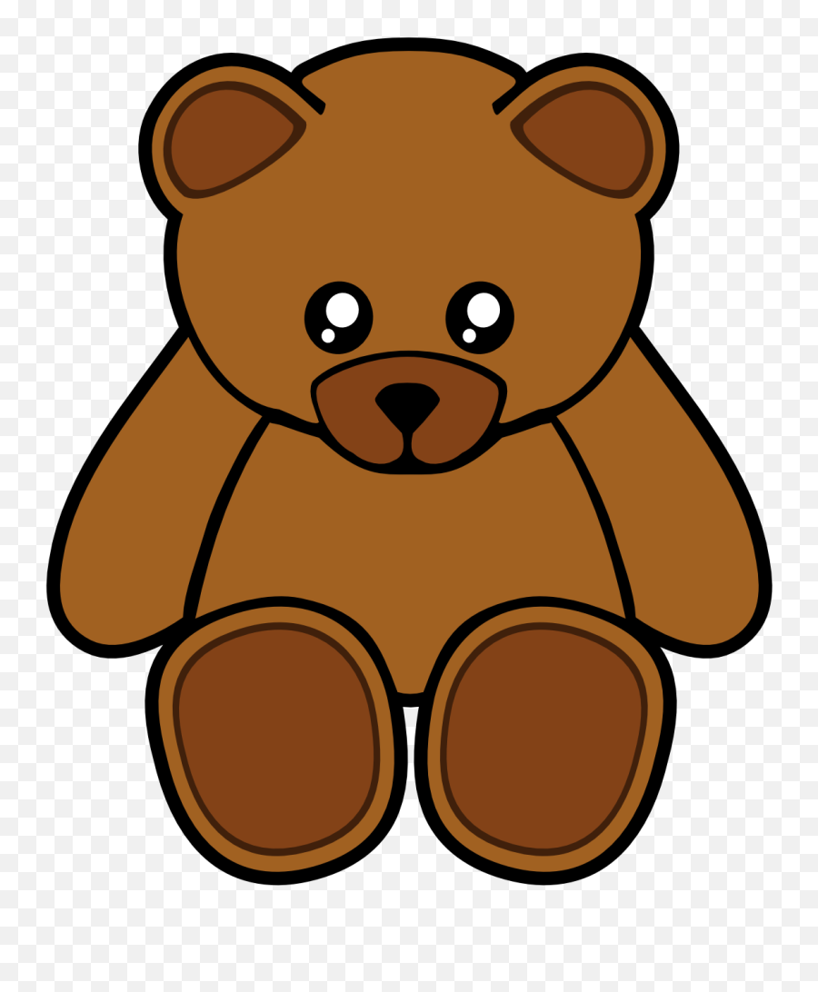 Teddy Bear Clipart Free Clipart Images - Teddy Bear Clip Art Emoji,Bear Clipart