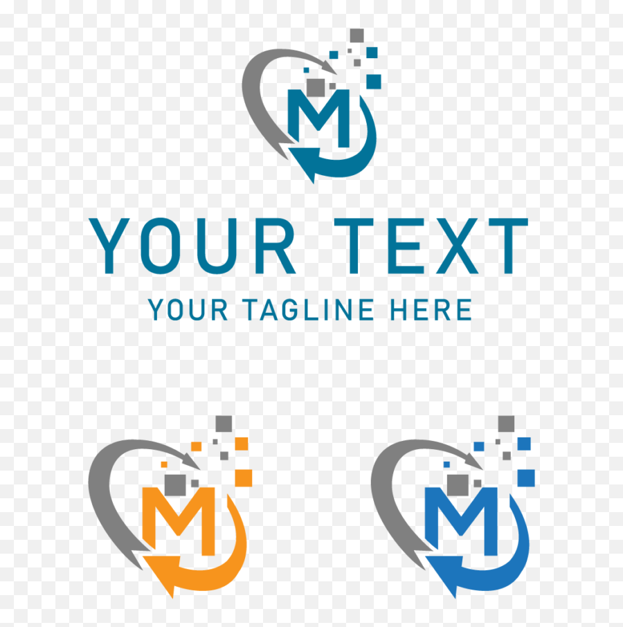 M Logo Design Emoji,M Logo Design
