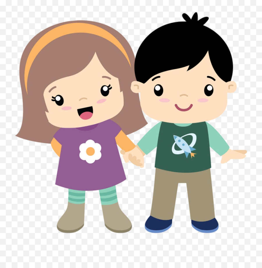 Kids Kid Brother Sister Sticker By Jantwelayh Emoji,Kids Holding Hands Clipart
