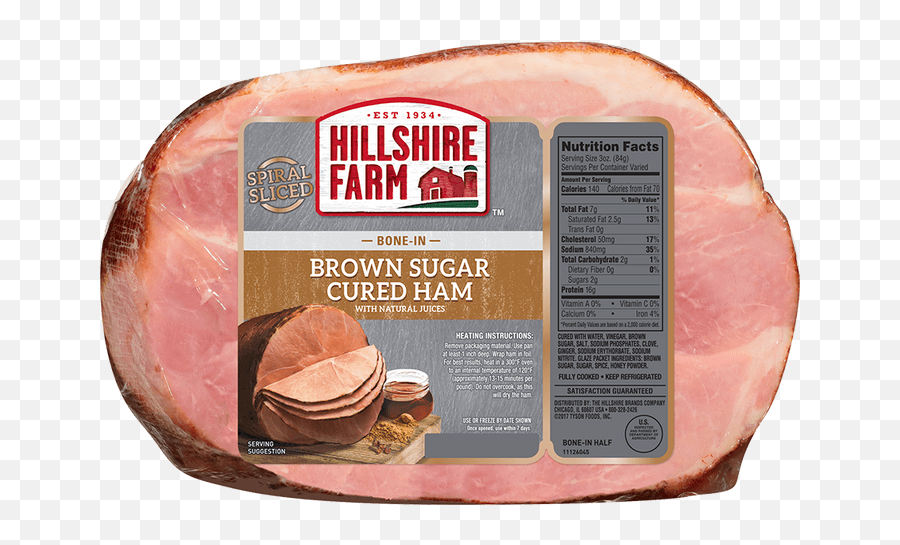 Spiral Sliced Bone - In Brown Sugar Cured Ham Hillshire Farm Emoji,Ham Transparent