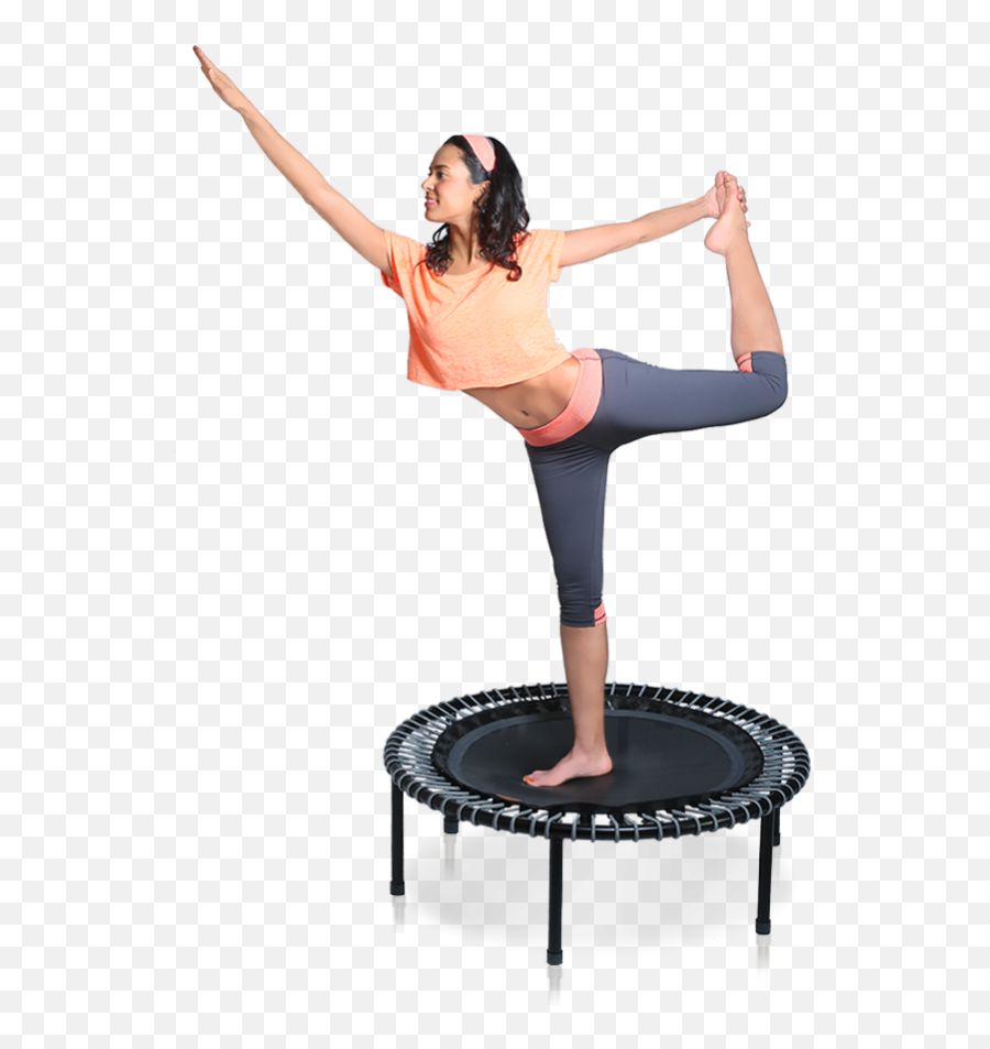 Jump Clipart Mini Trampoline - Yoga Beginners Oefeningen Trampoline Emoji,Trampoline Clipart