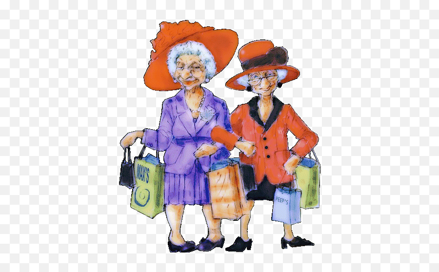 Two Old Ladies Best Friends Page 1 - Line17qqcom Emoji,Best Friends Clipart