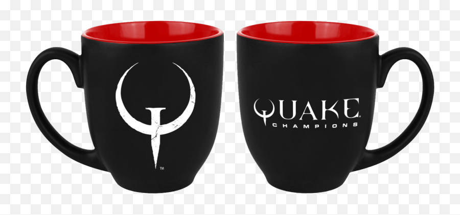 Quake Champions Mug Two Color Emoji,Quake Logo