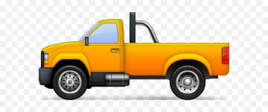 Pickup Truck Clipart - Transparent Pick Up Truck Clipart Emoji,Truck Clipart